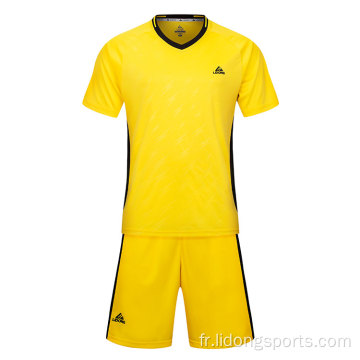 Uniforme de football personnalisé en gros de maillot de football bon marché